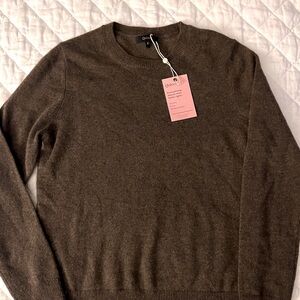 NWT  brown Quince sweater